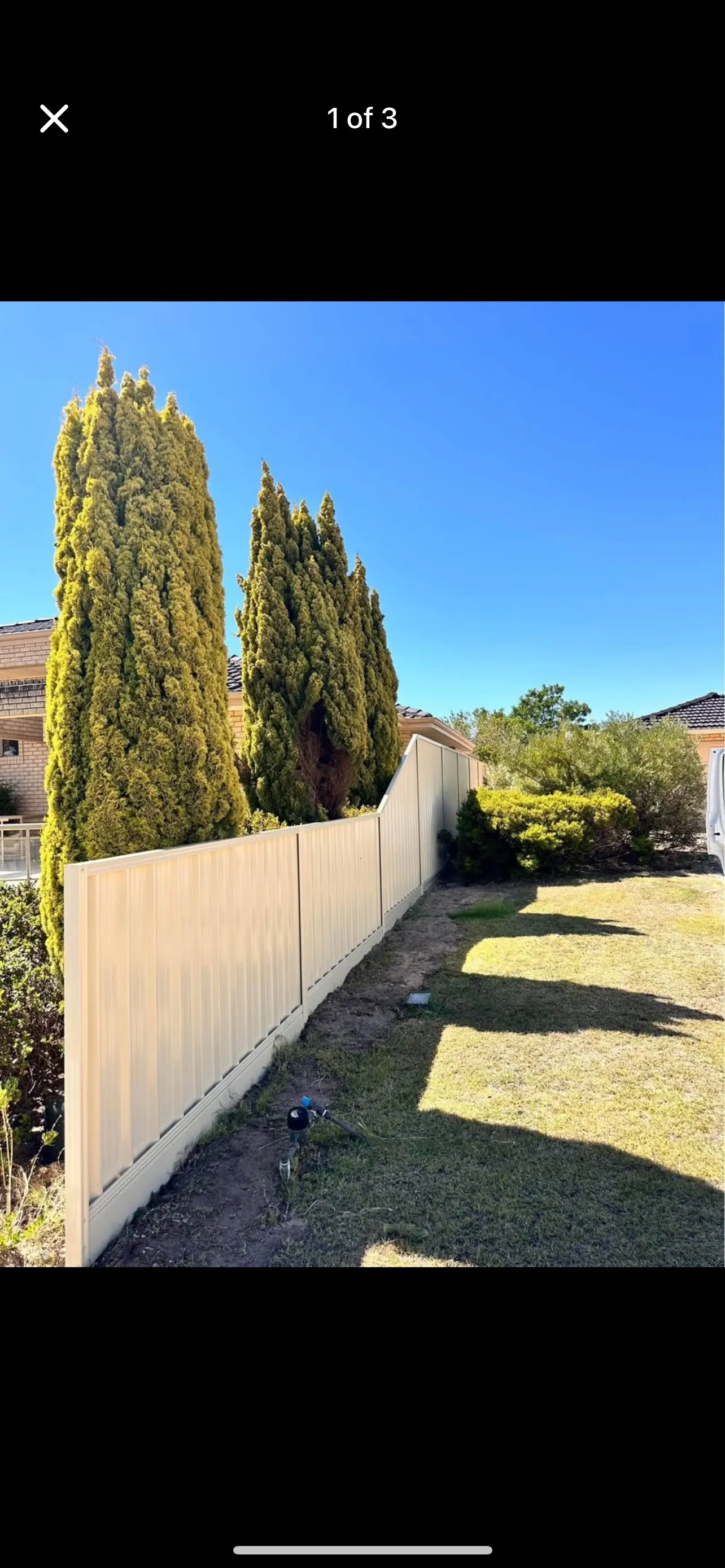 Cream Garden Boundary